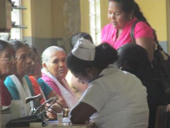 Fijians inside of a Diabetic Foot Clinic