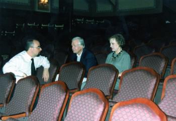 Playwright Tom DeTitta with Jimmy & Rosalynn Carter