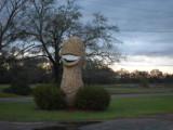 Peanut Statue in Plains, Georgia